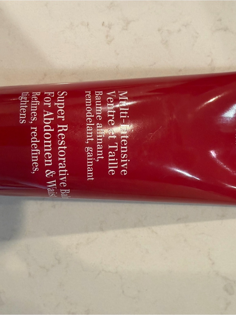 Clarins Super Restorative Balm for Abdomen & Waist - Red